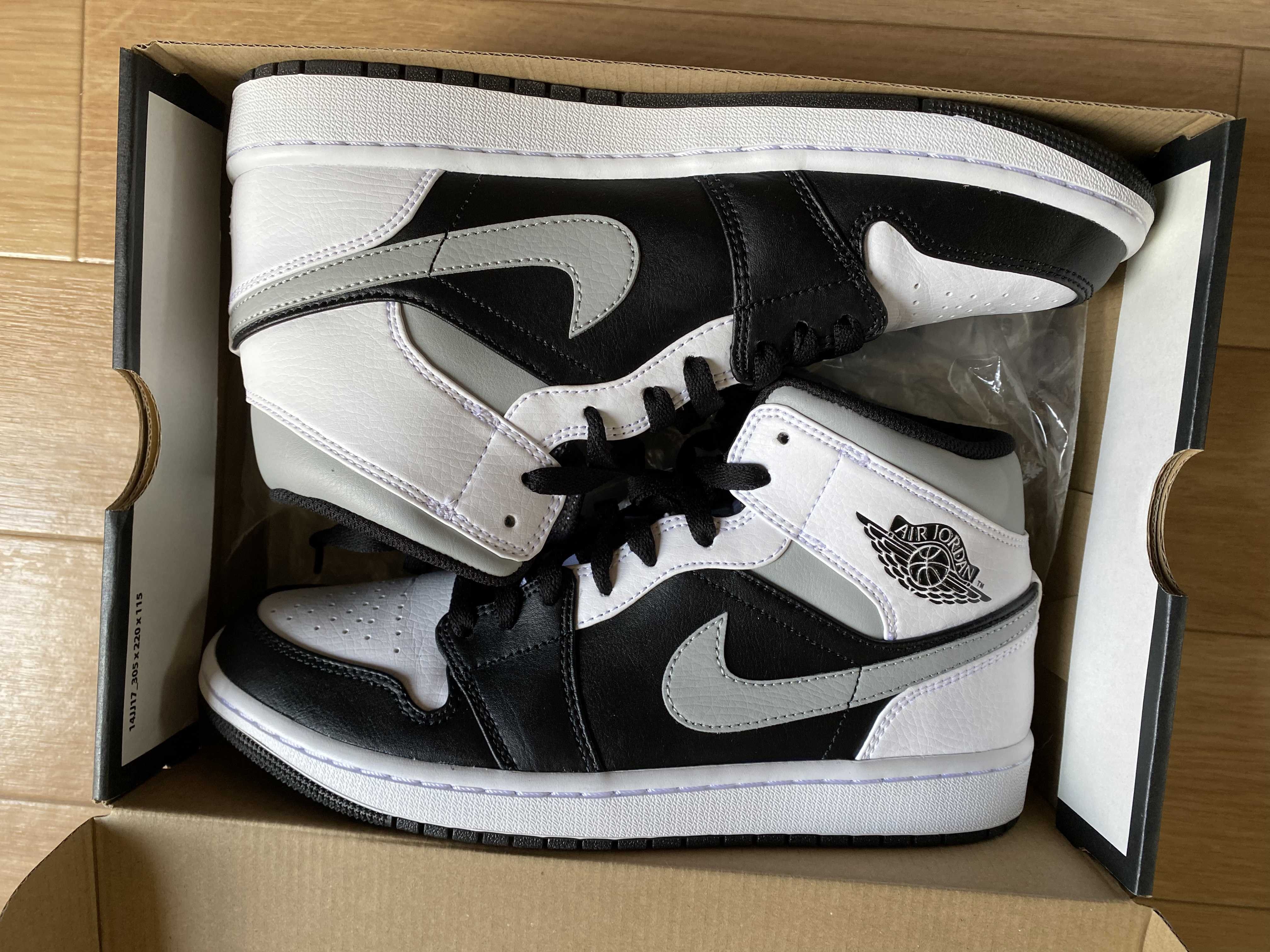 NIKE AIR JORDAN 1 MID "WHITE SHADOW"