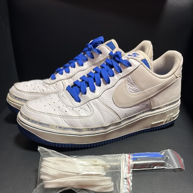 Uninterrupted × Nike Air Force 1 "White/Lapis Blue"