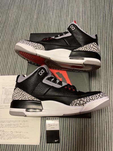 Nike Air Jordan 3 Retro OG "Black Cement" (2018)