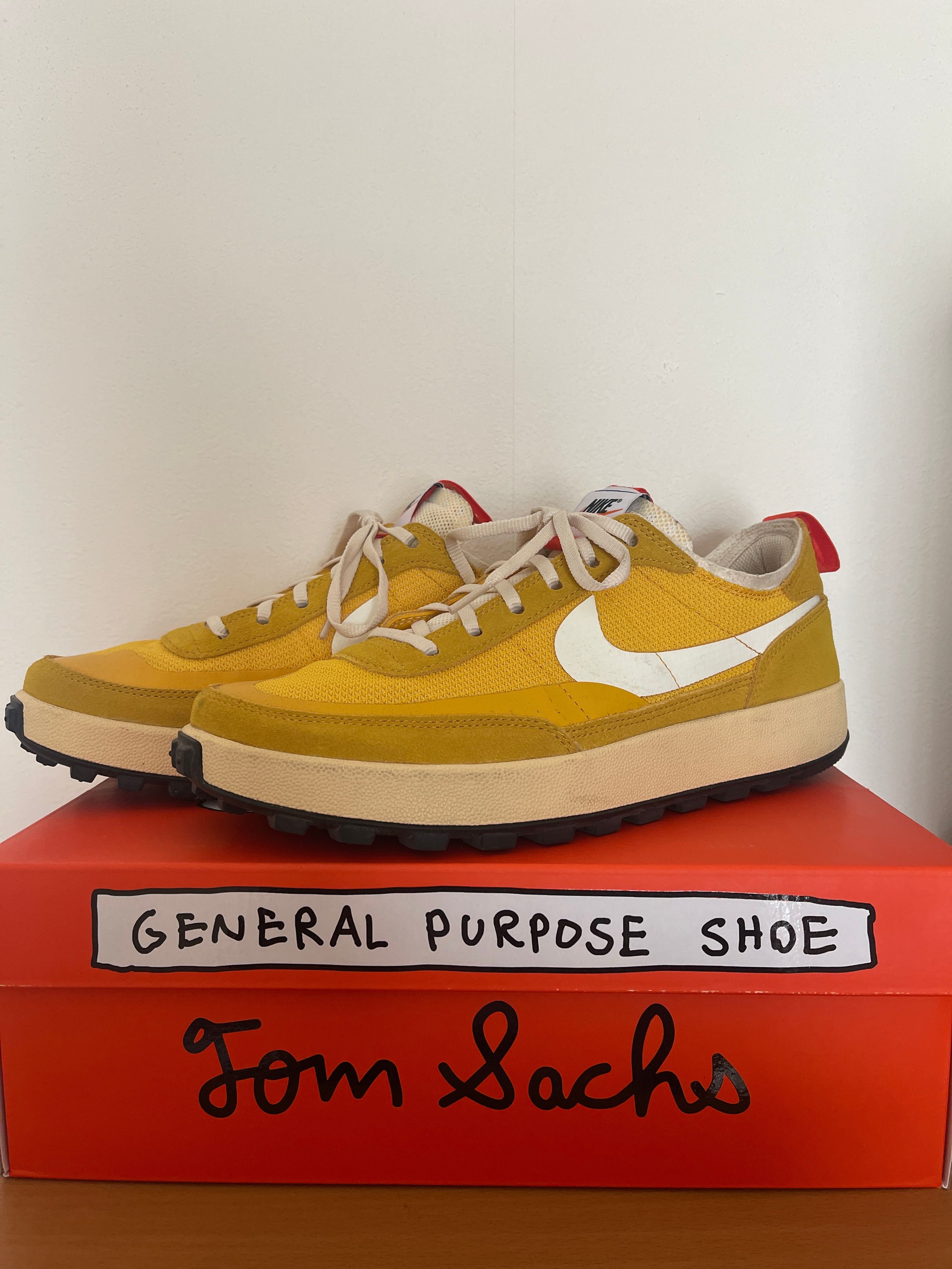 Tom Sachs × NikeCraft Women's General Purpose Shoe "Yellow / Archive"