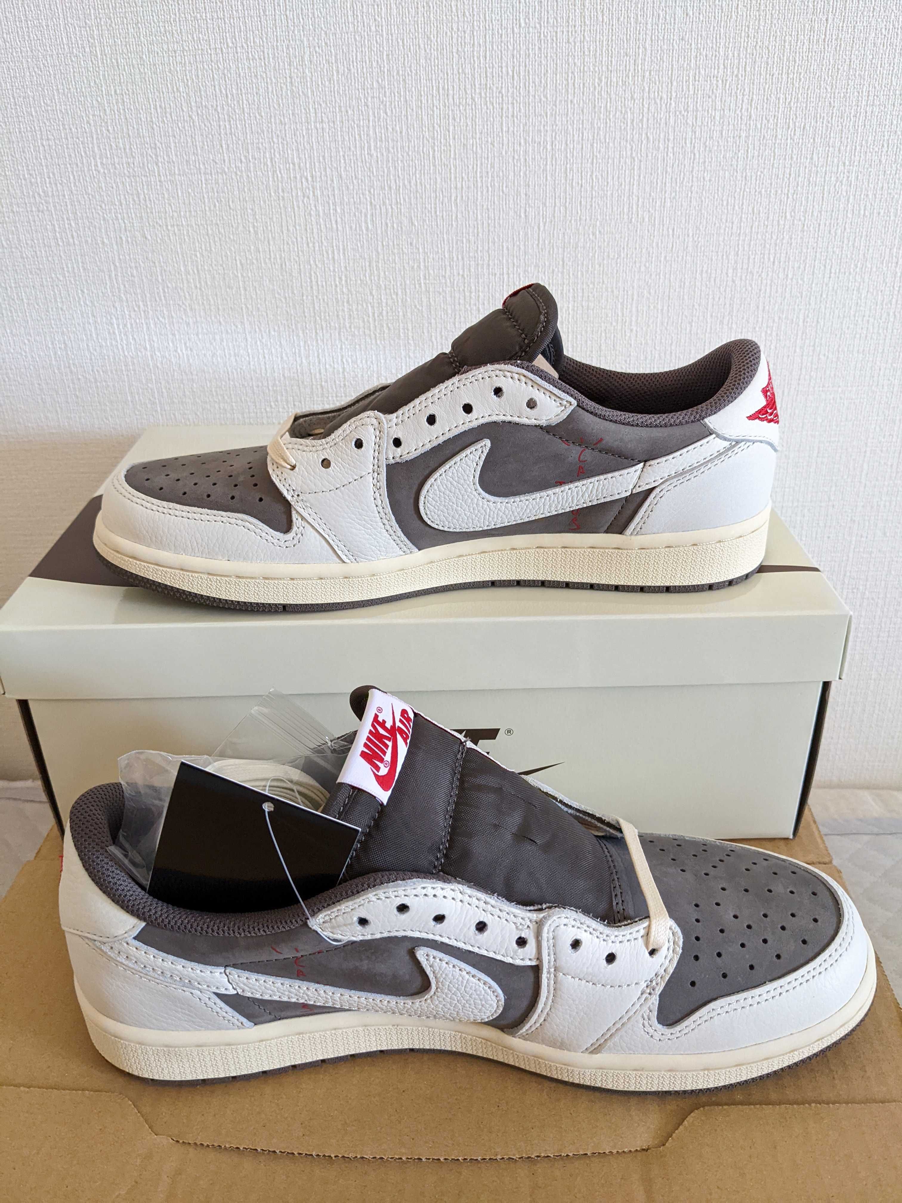 Travis Scott × Nike Air Jordan 1 Low OG SP "Reverse Mocha/Sail and Ridgerock"