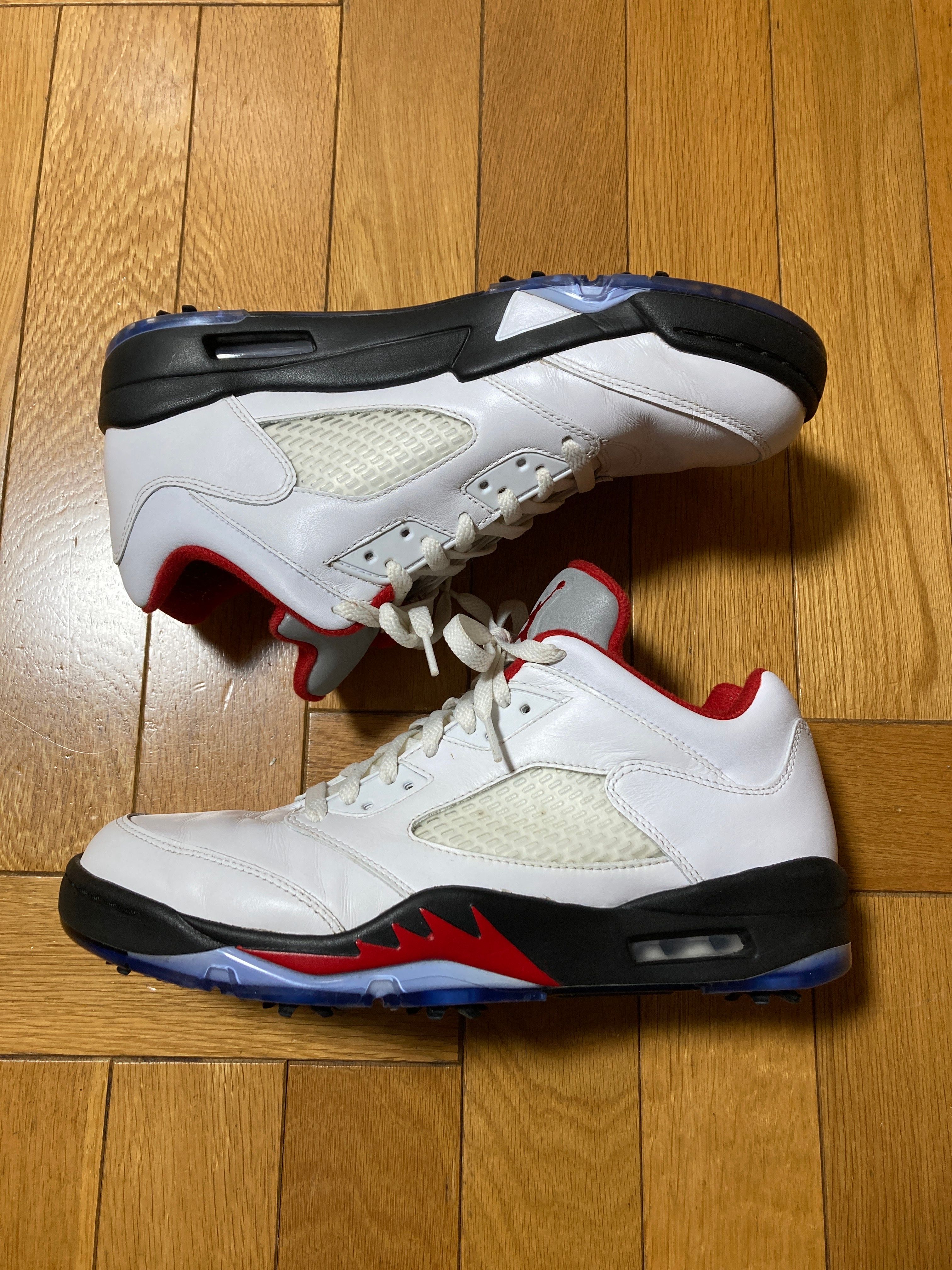 Nike Air Jordan 5 Retro Low Golf "Fire Red/Silver Tongue"