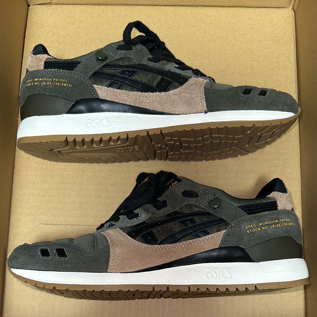 Limited Edt × SBTG × Asics Gel-Lyte III "Monsoon Patrol" Brown/Olive 
