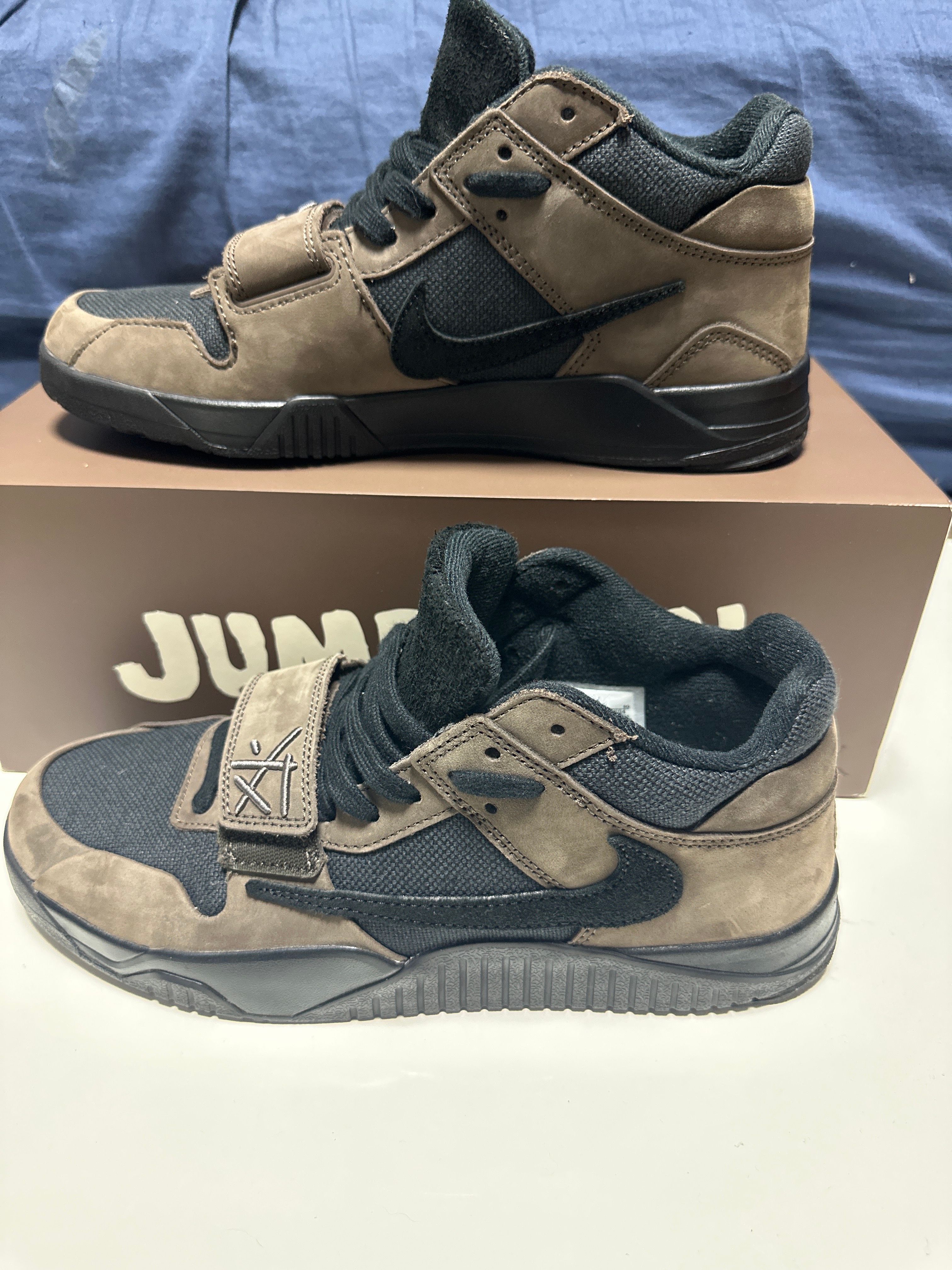 Travis Scott × Nike Jordan Jumpman Jack TR CJ1 T-Rexx "Black and Dark Mocha"