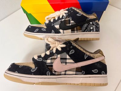 Travis Scott × Nike SB Dunk Low "Black/Parachute Beige"