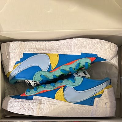 KAWS × sacai × Nike Blazer Low "Neptune Blue"
