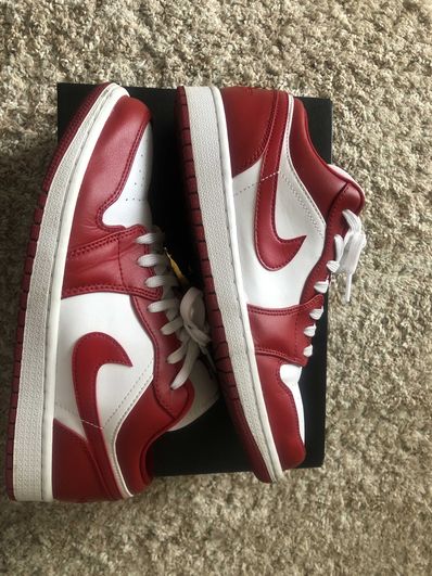 Nike Air Jordan 1 Low "Gym Red/White"