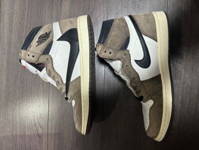 Travis Scott × Nike Air Jordan 1 Retro High OG TS SP "Sail/Dark Mocha"