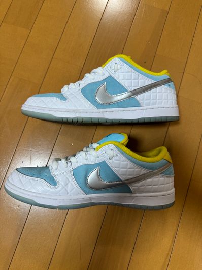 FTC × Nike SB Dunk Low "White/Blue"