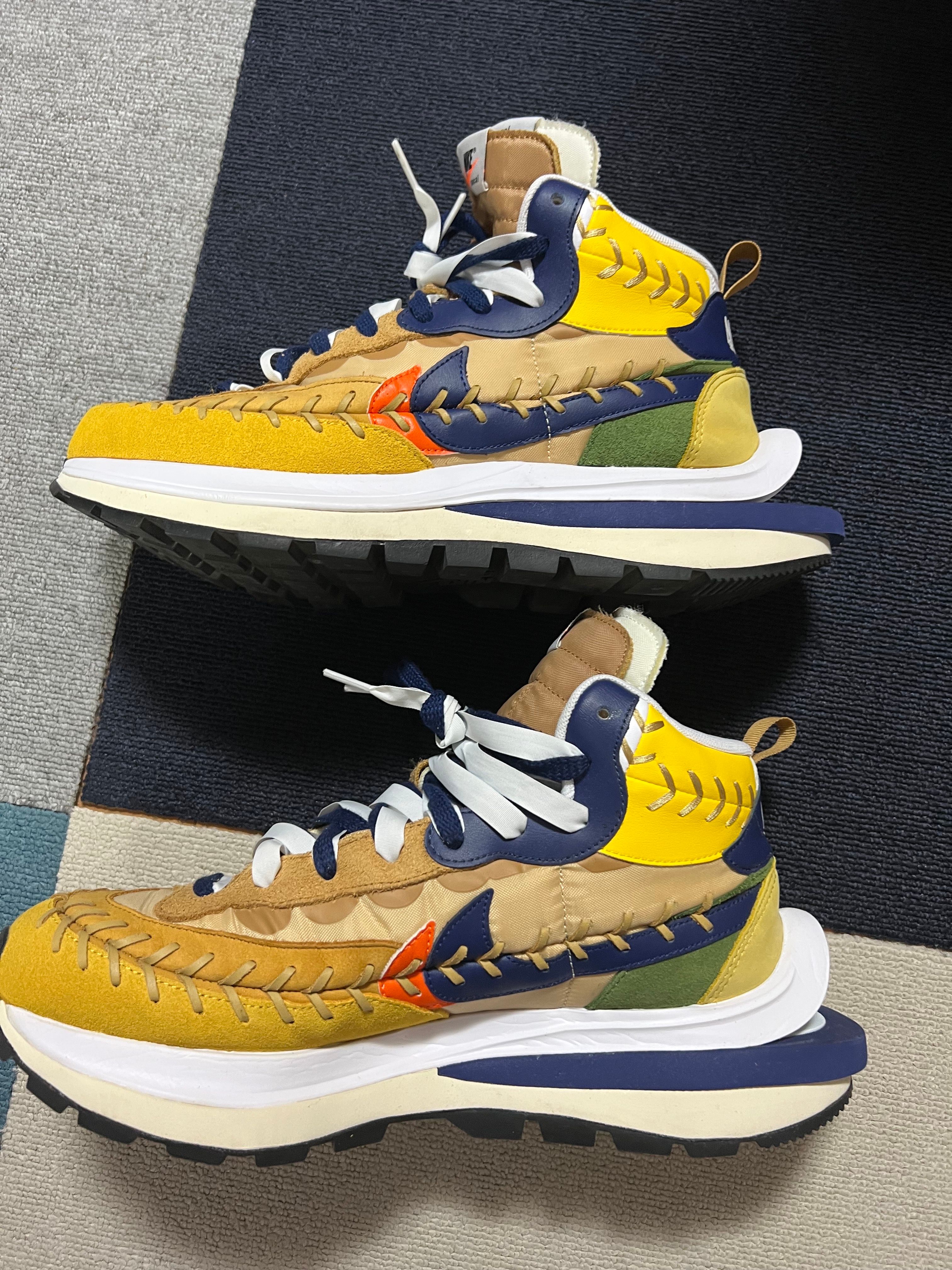 Jean-Paul Gaultier × sacai × Nike VaporWaffle "Sesame/Multi Color"