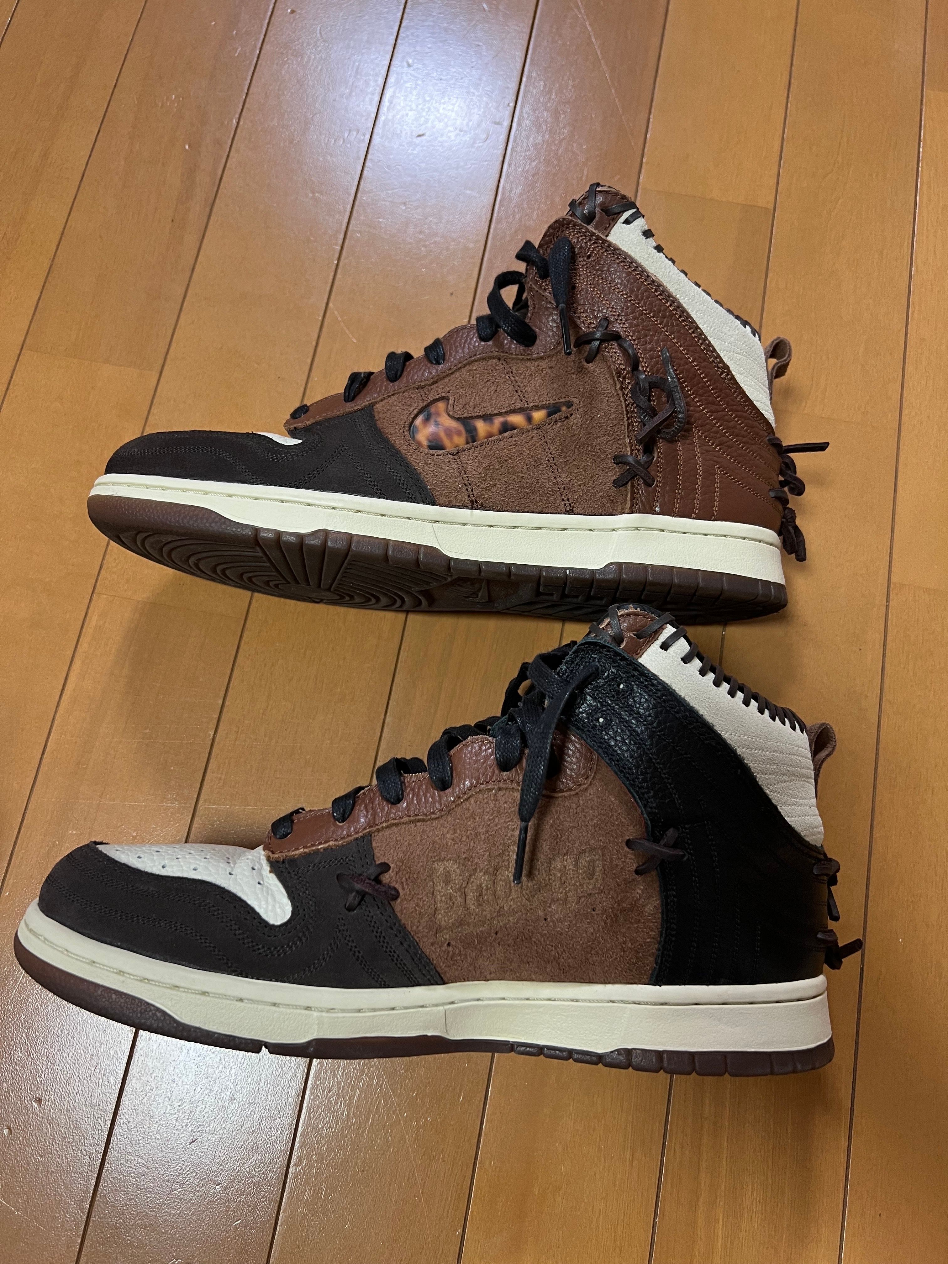 Bodega × Nike Dunk High "Legend Fauna Brown"
