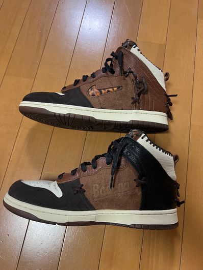 Bodega × Nike Dunk High "Legend Fauna Brown"