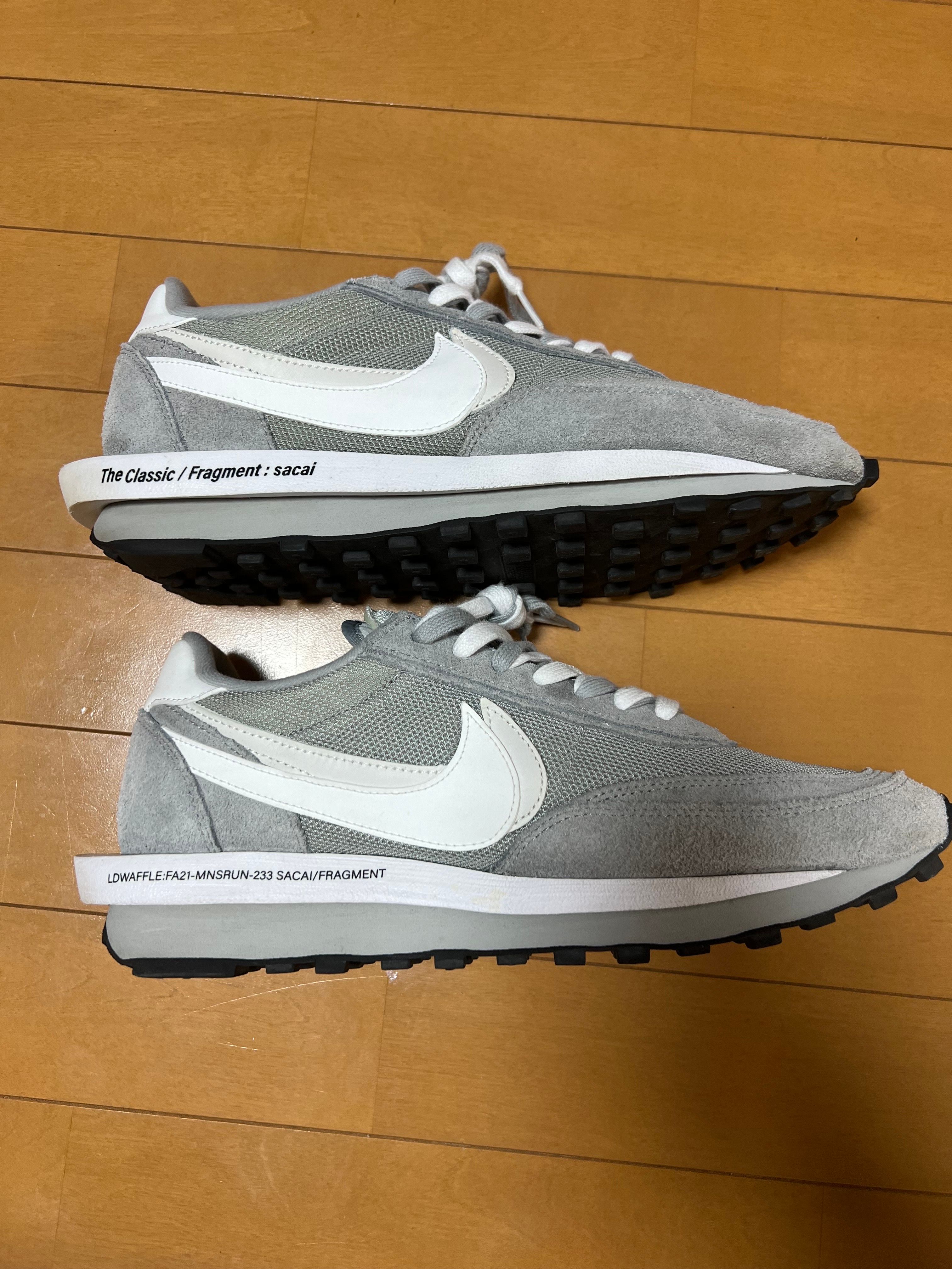 Fragment × sacai × Nike LD Waffle "Light Smoke Grey"