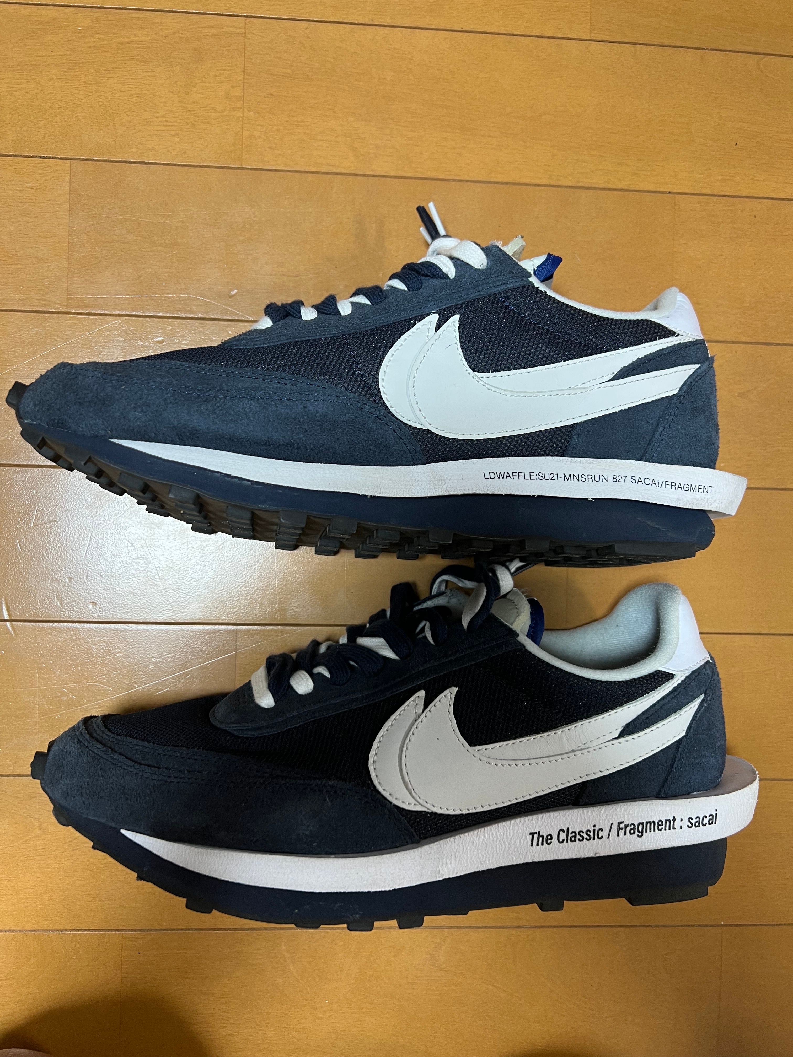 Fragment × sacai × Nike LD Waffle "Blackended Blue"