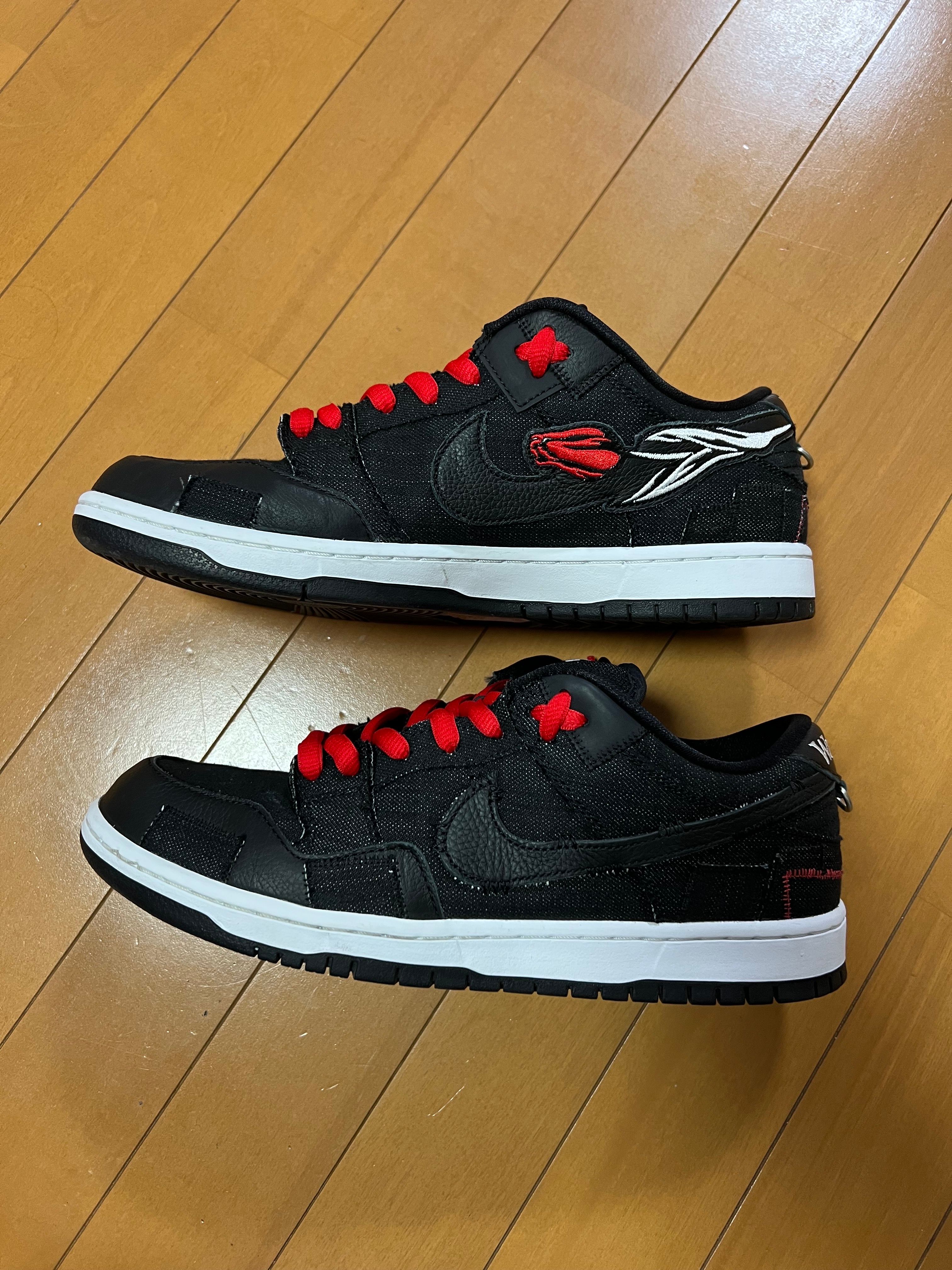Wasted Youth × Nike SB Dunk Low "Black Denim" / VERDY