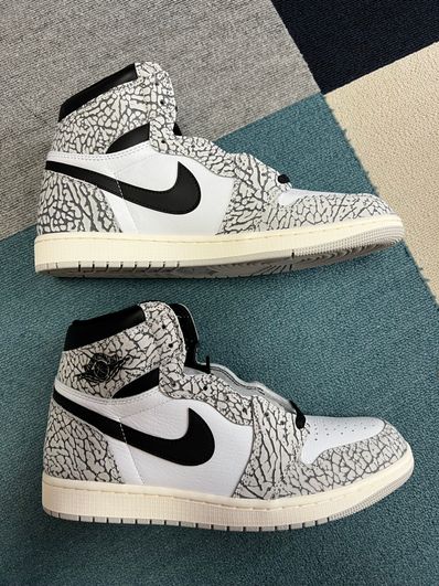 Nike Air Jordan 1 High OG "White Cement/Safari"
