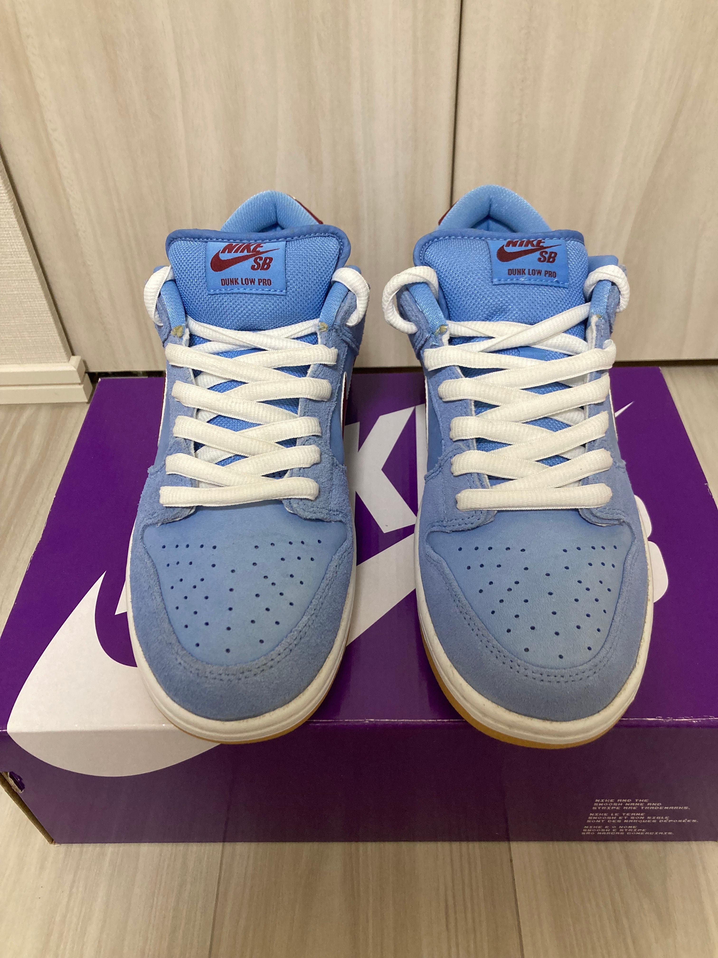 Nike SB Dunk Low Pro "Philadelphia Phillies/Valor Blue and Team Maroon"