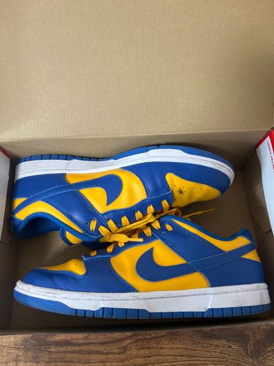Nike Dunk Low "Blue Jay and University Gold"