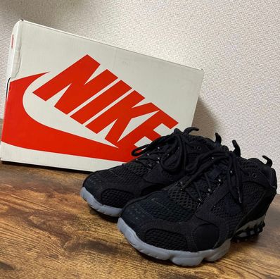 Stussy × Nike Air Zoom Spiridon Cage 2 "Black"