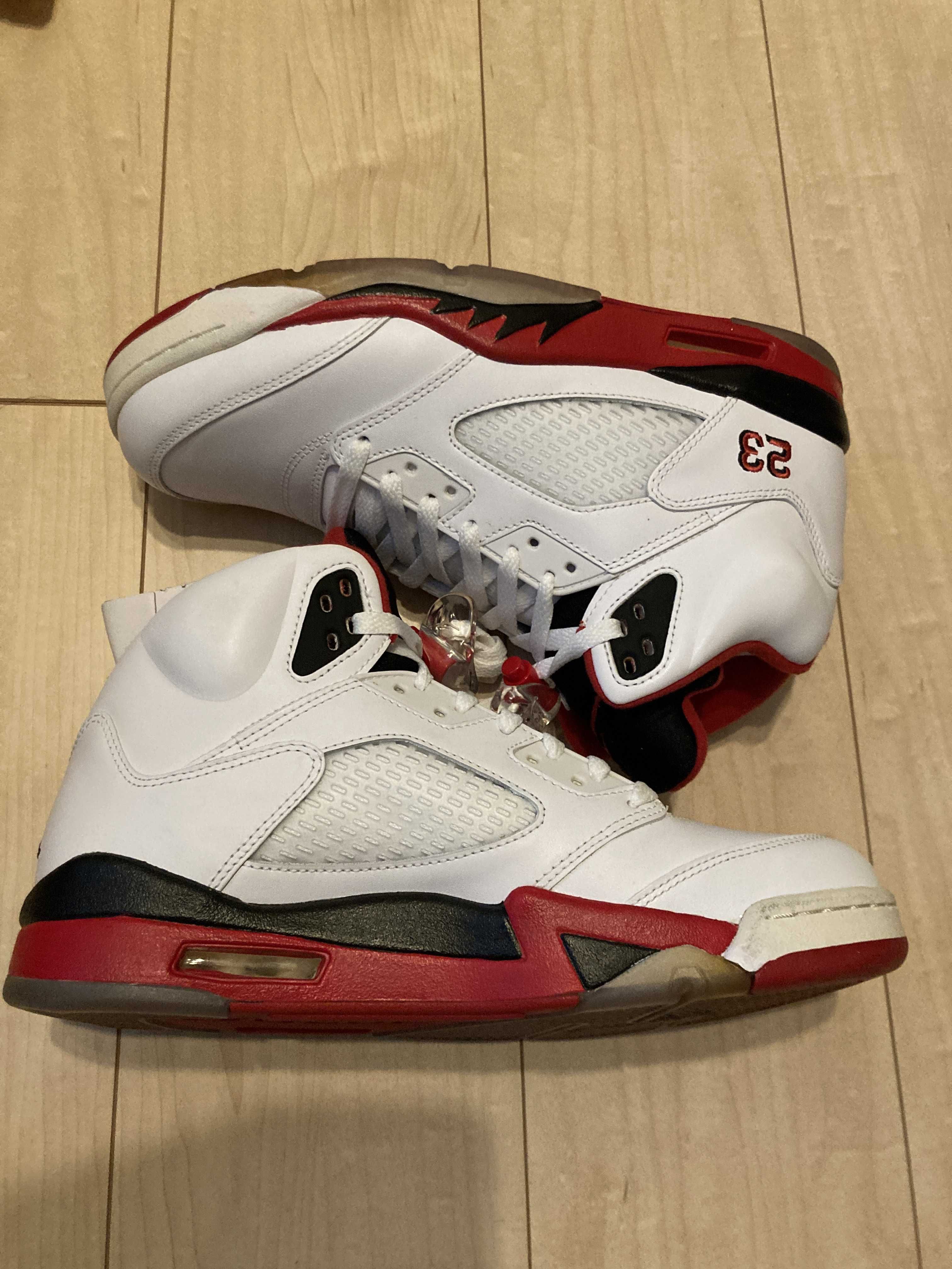 Nike Air Jordan 5 Retro "Fire Red/Black Tongue" (2013)