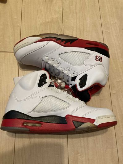 Nike Air Jordan 5 Retro "Fire Red/Black Tongue" (2013)