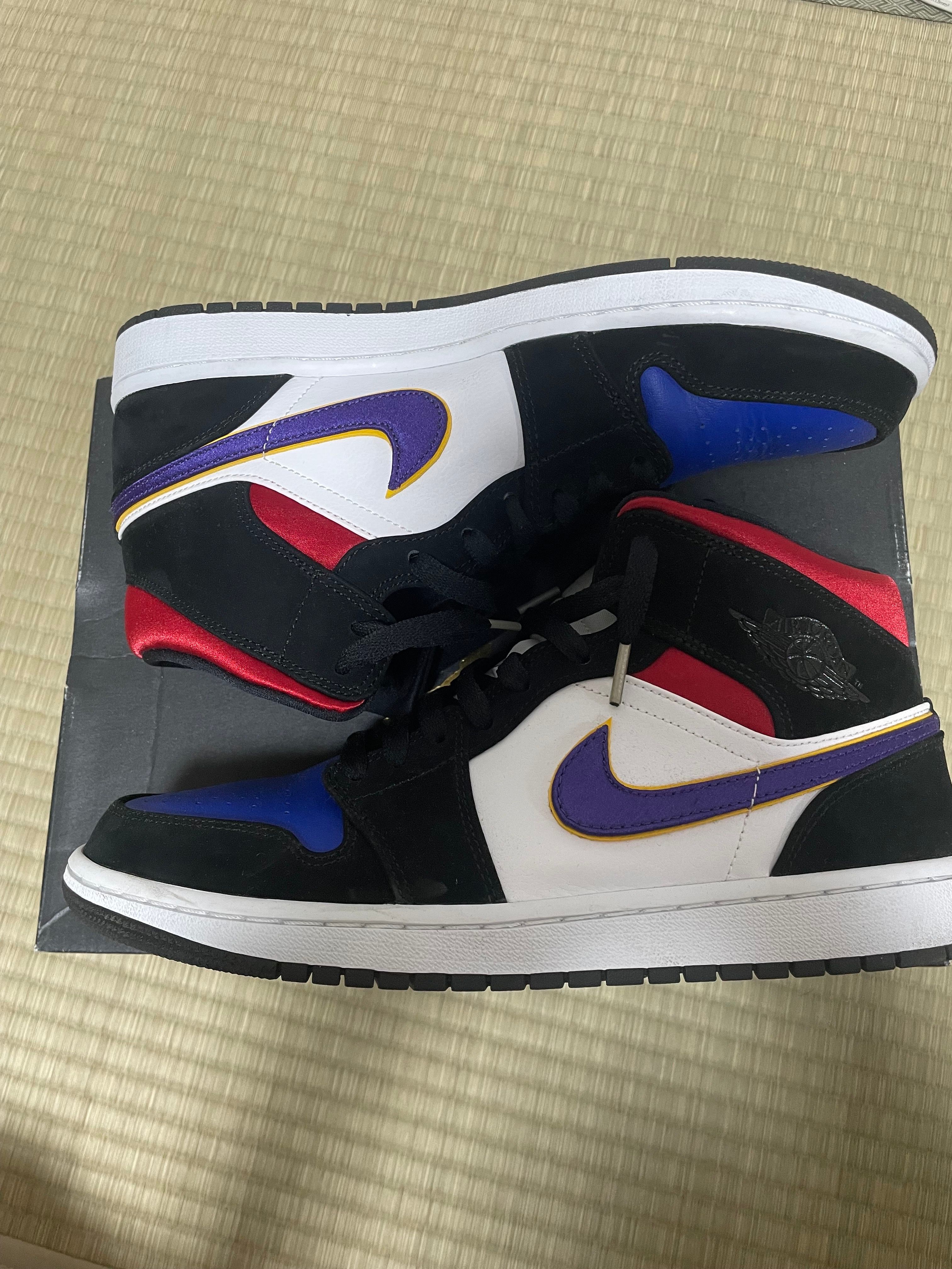 NIKE AIR JORDAN 1 MID "LAKERS TOP 3"