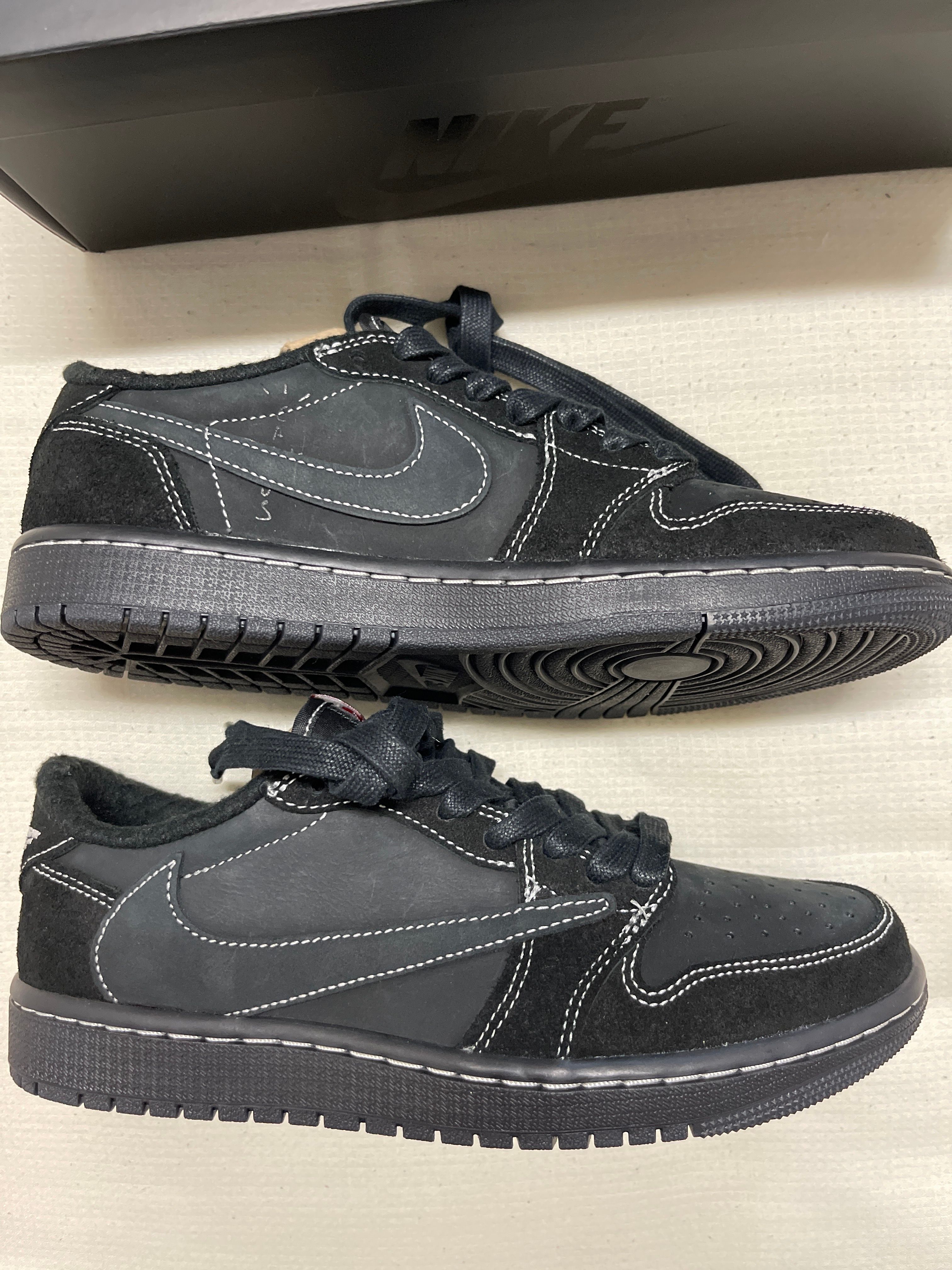 Travis Scott × Nike Air Jordan 1 Low OG SP "Black Phantom"