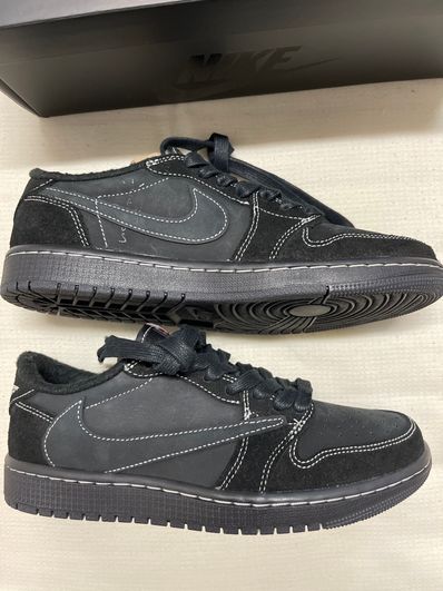 Travis Scott × Nike Air Jordan 1 Low OG SP "Black Phantom"