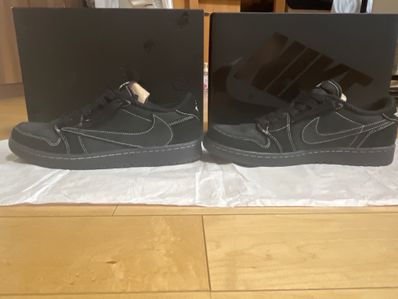 Travis Scott × Nike Air Jordan 1 Low OG SP "Black Phantom"