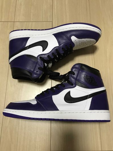 Nike Air Jordan 1 Retro High OG "Court Purple White/Black" (2020)