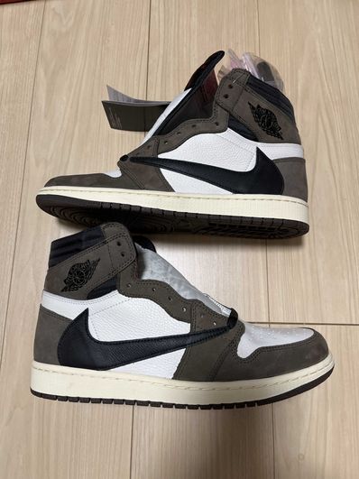 Travis Scott × Nike Air Jordan 1 Retro High OG TS SP "Sail/Dark Mocha"