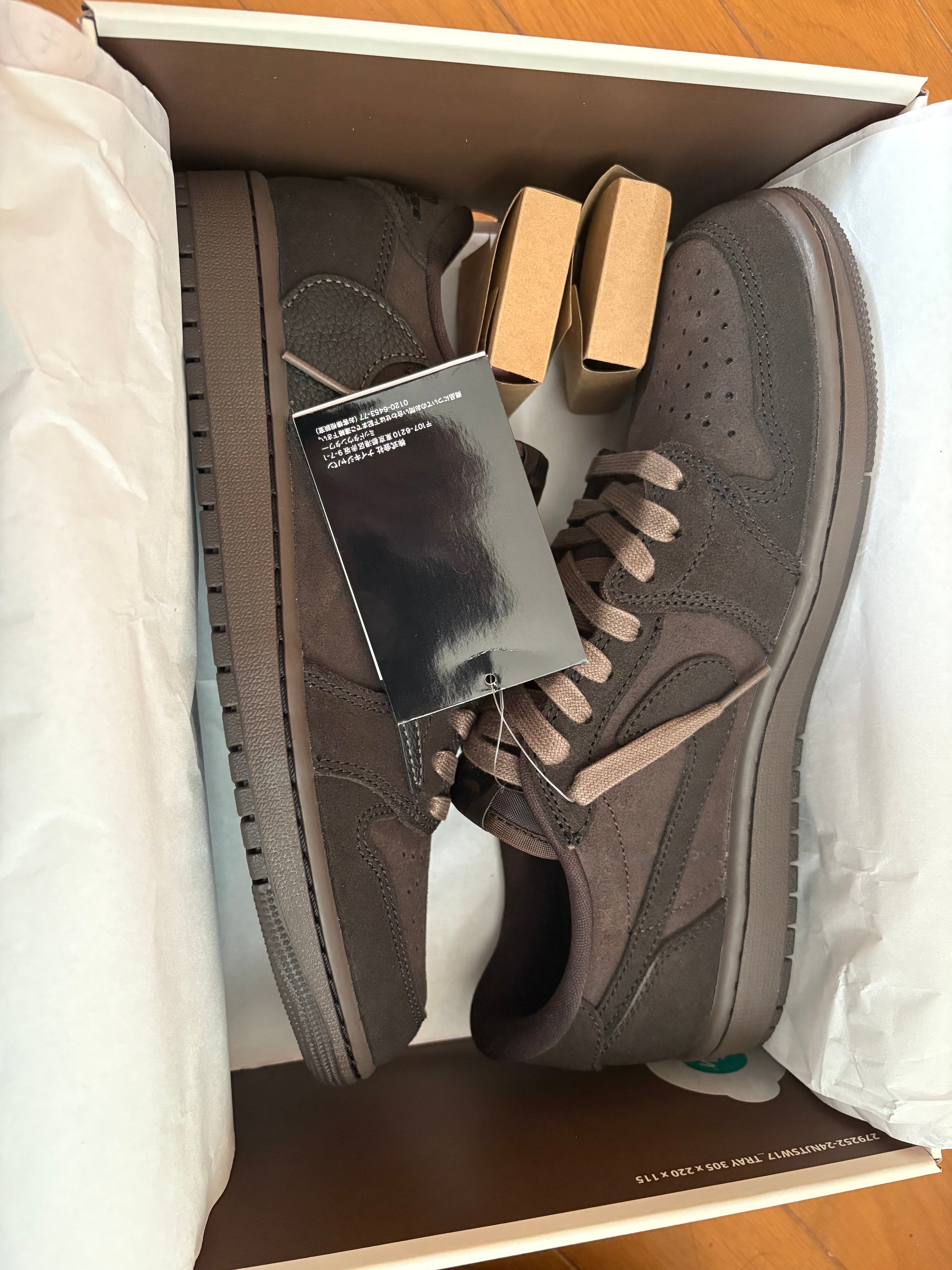 Travis Scott × Nike Air Jordan 1 Low OG SP "Velvet Brown and Dark Mocha"
