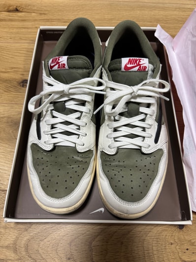 Travis Scott × Nike Air Jordan 1 Low OG SP "Reverse Olive"