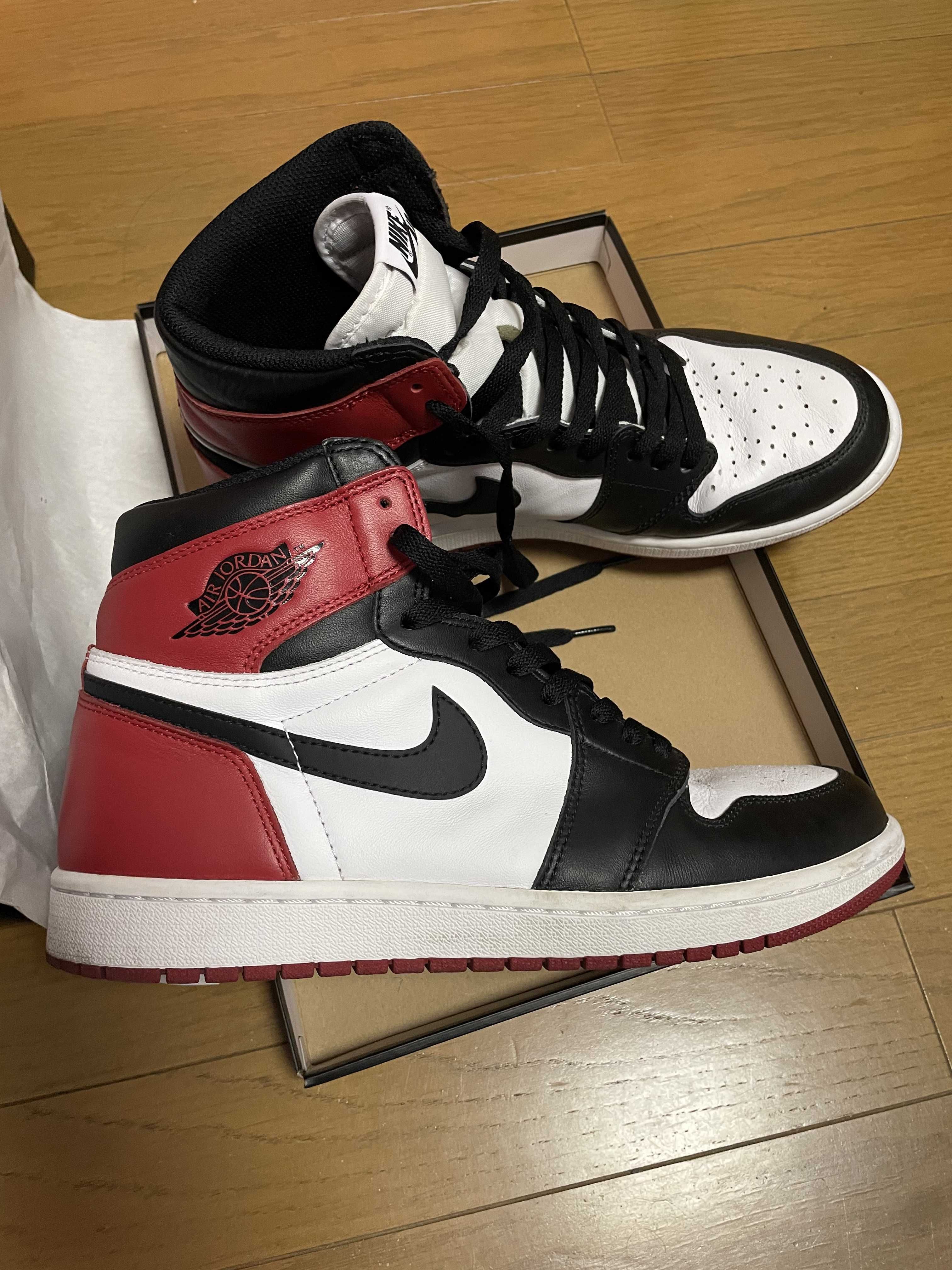 Nike Air Jordan 1 Retro High OG "Black Toe"(2016)