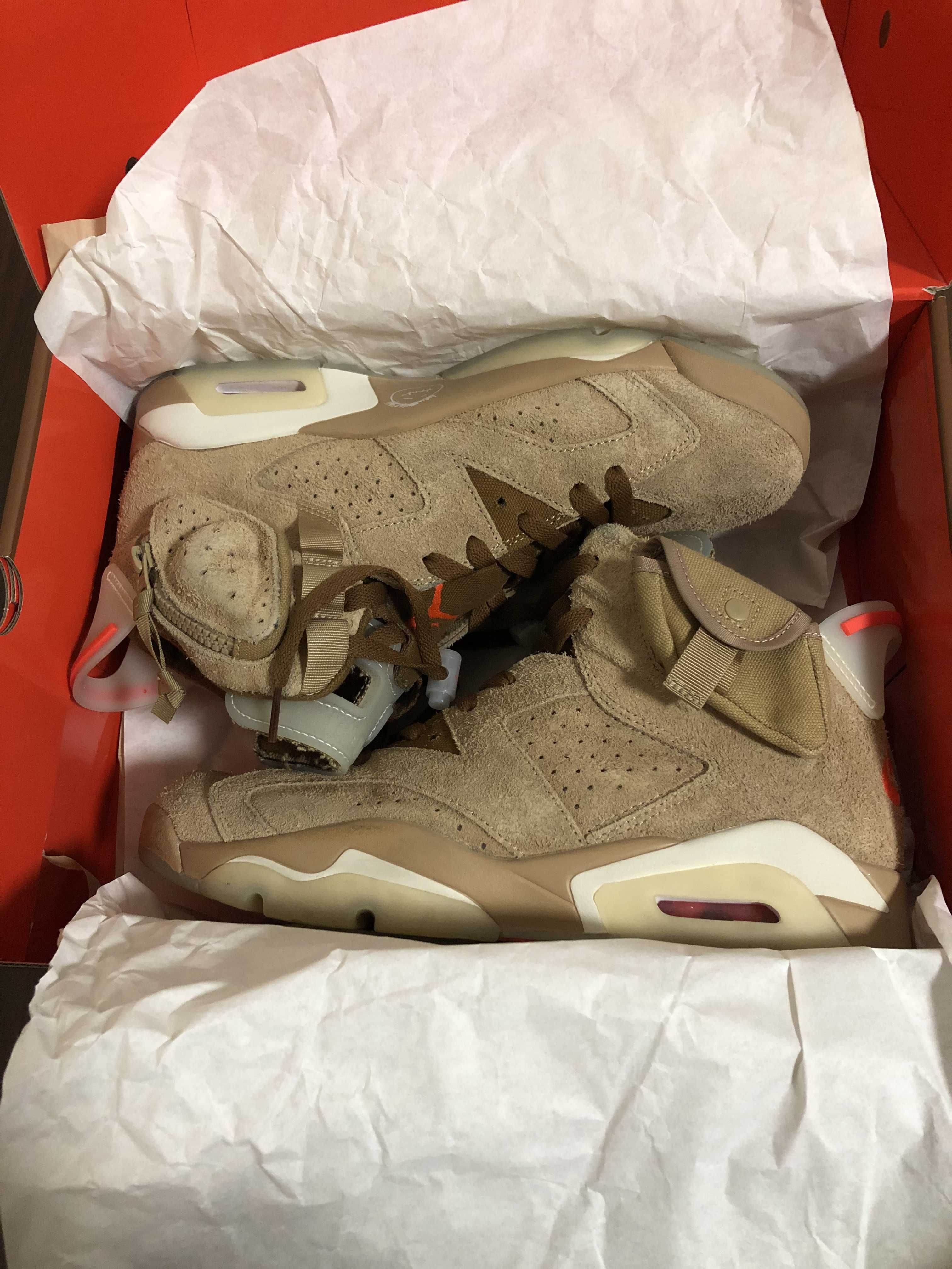 Travis Scott × Nike Air Jordan 6 "British Khaki"