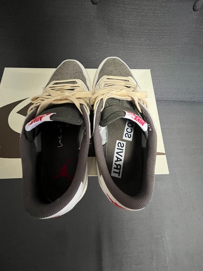 Travis Scott × Nike Air Jordan 1 Low OG SP "Reverse Mocha/Sail and Ridgerock"