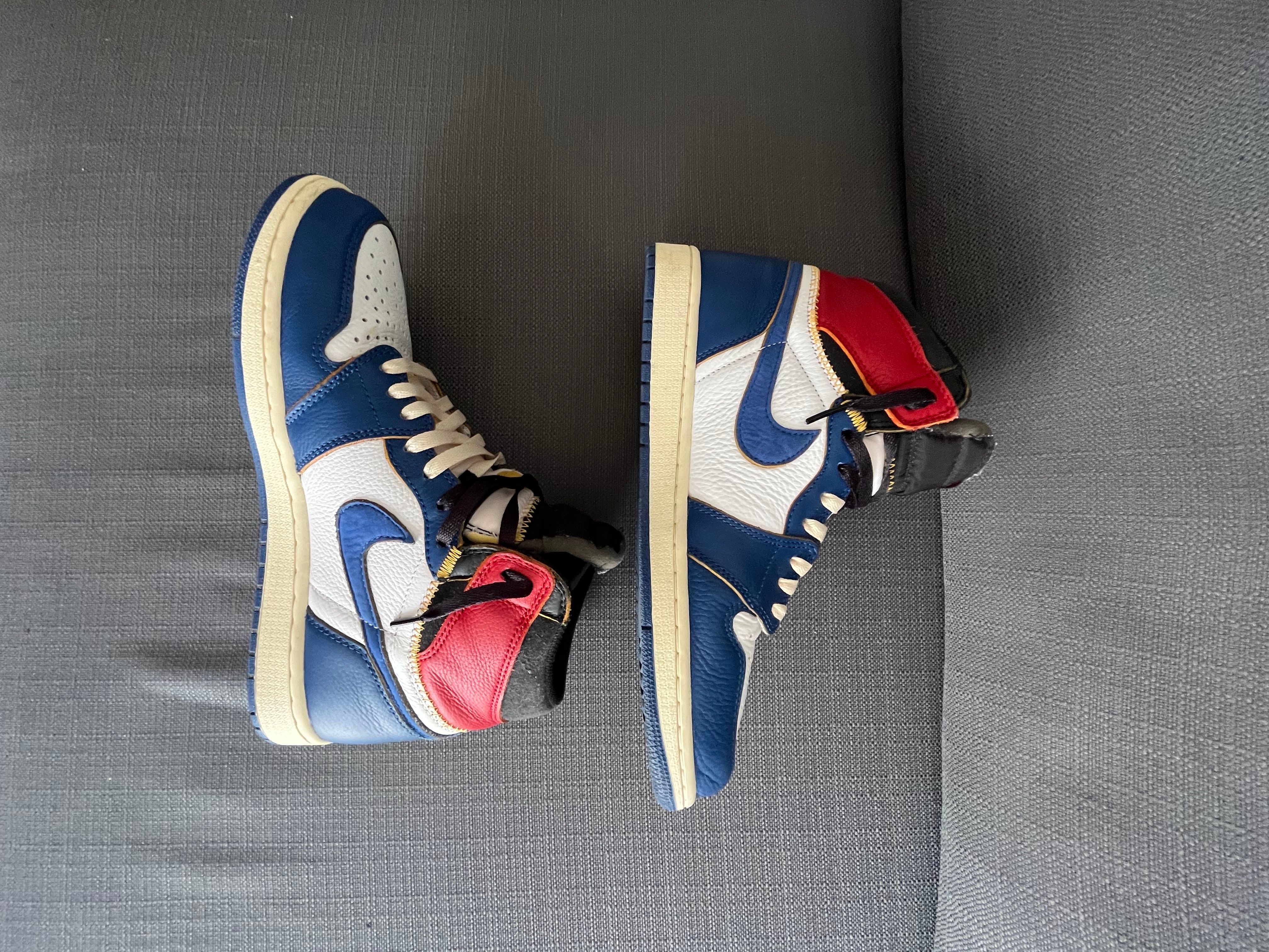 Union × Nike Air Jordan 1 Retro High OG NRG "Storm Blue/Varsity Red"