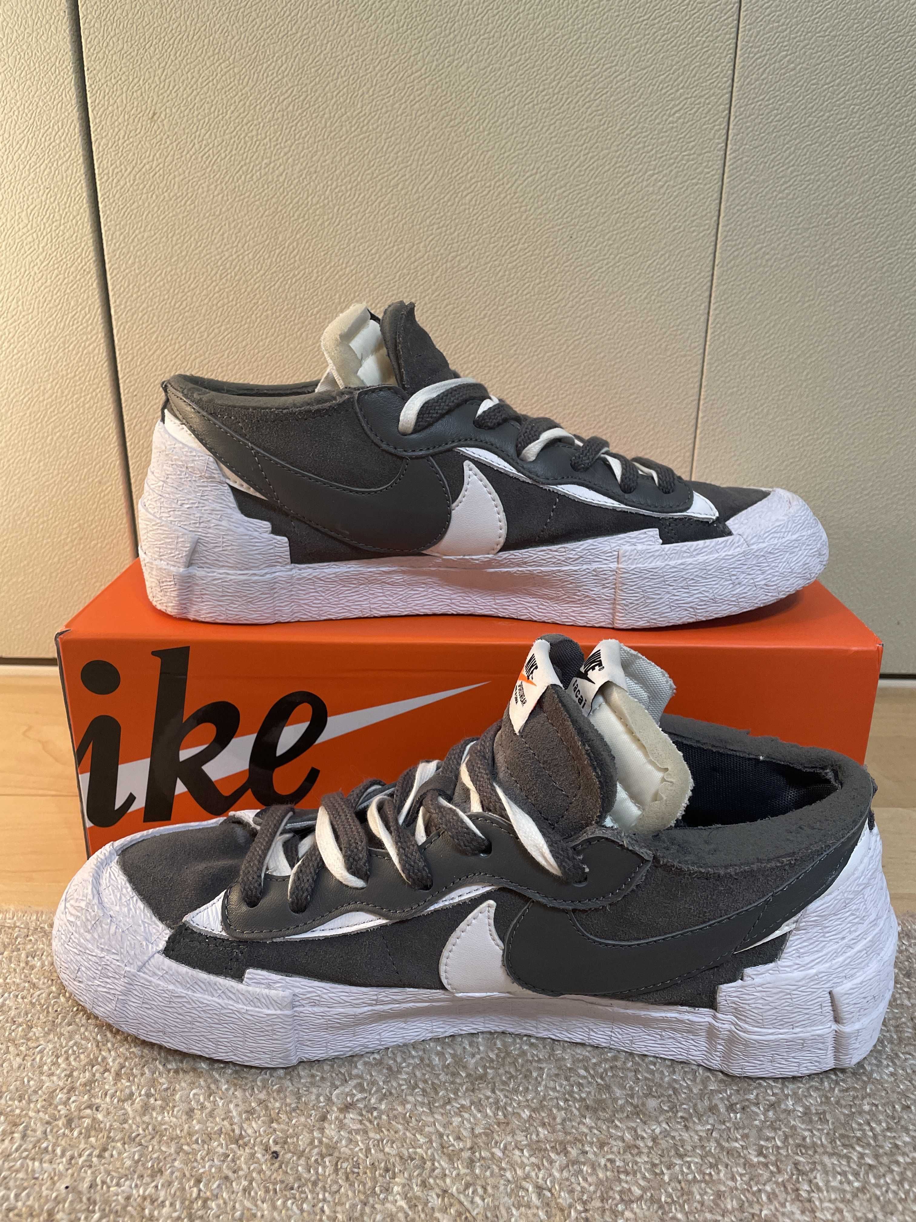 Sacai × Nike Blazer Low "Iron Grey"