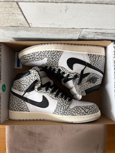 Nike Air Jordan 1 High OG "White Cement/Safari"