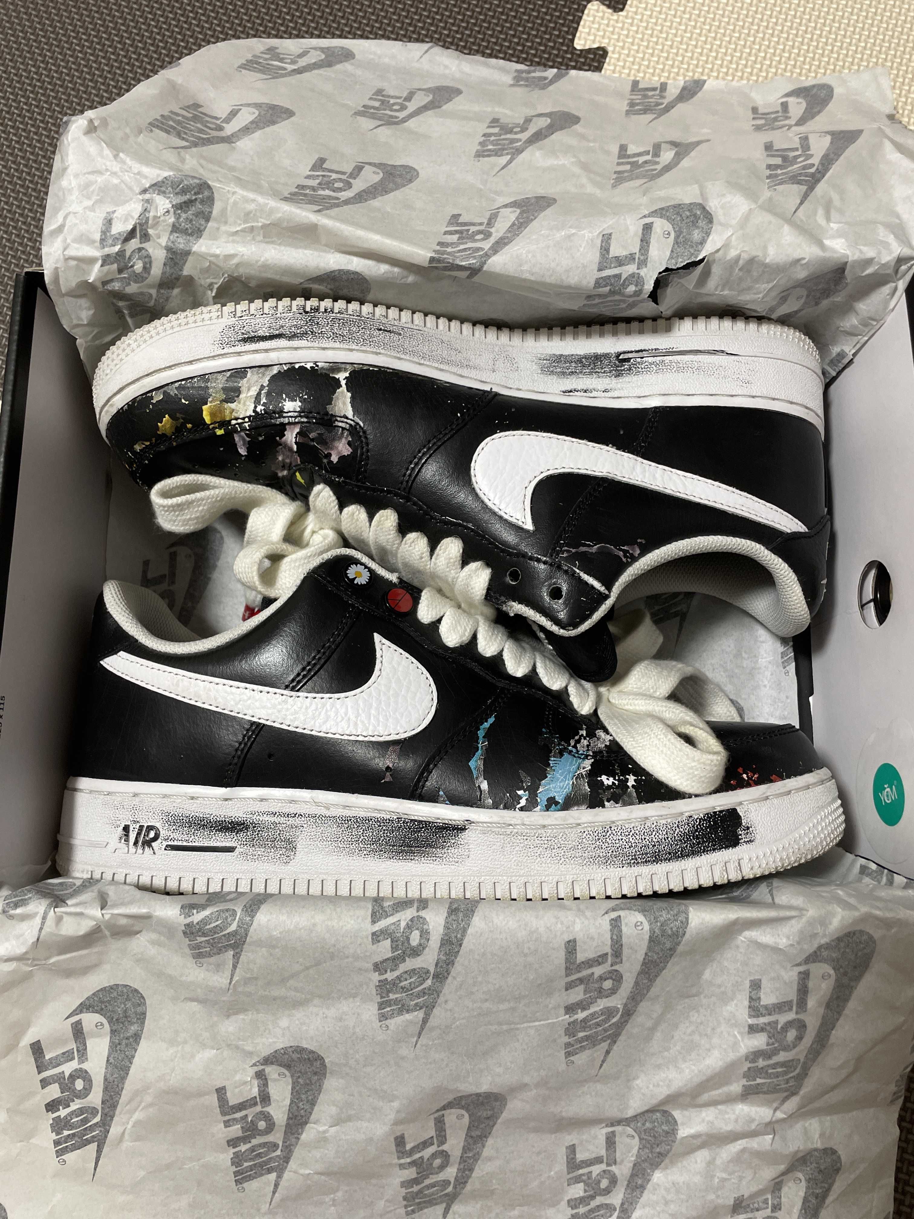 PEACEMINUSONE × Nike Air Force 1 Low Para Noise "Black" / G-DRAGON