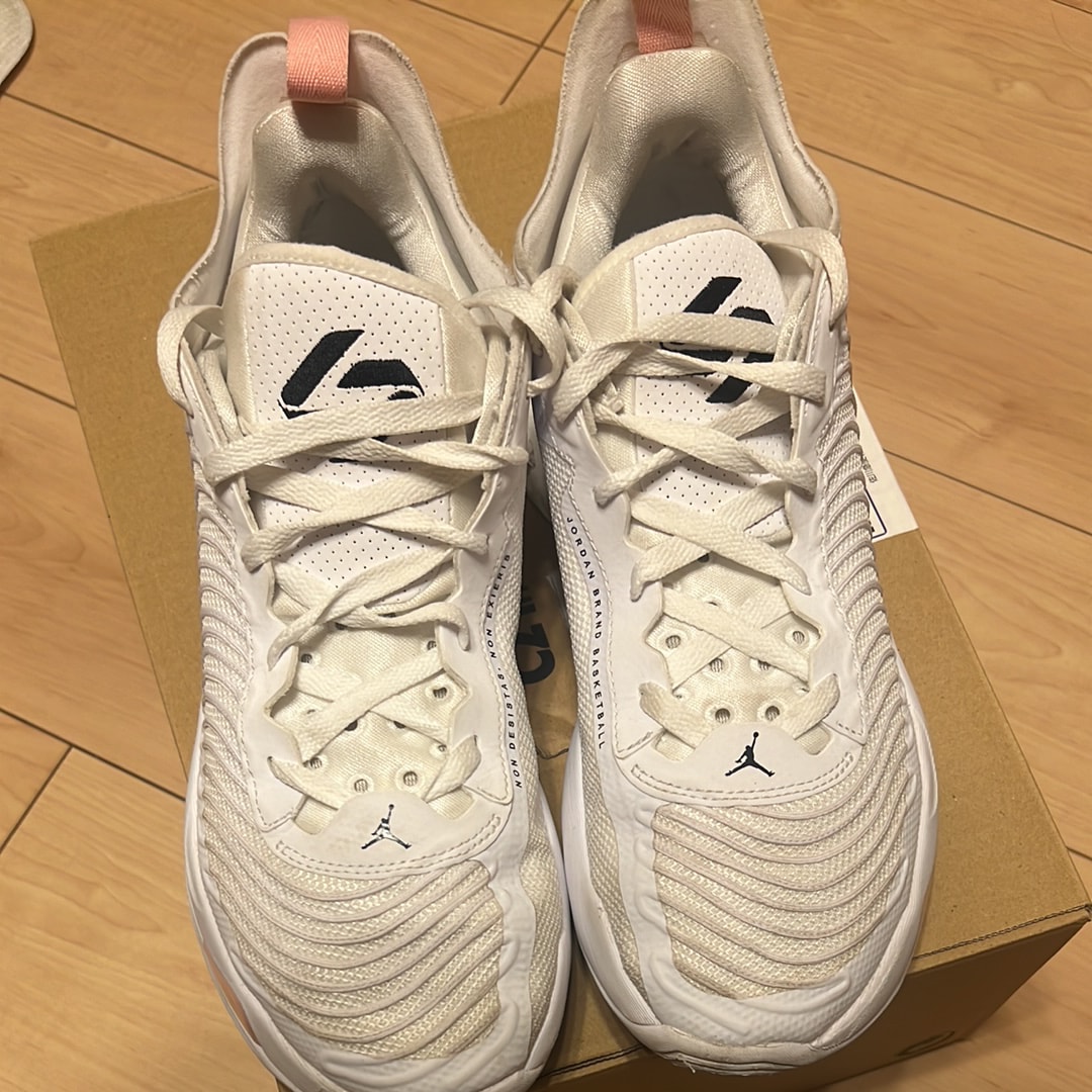 ナイキ ジョーダン ルカ1 "ホワイト/ブリーチド コーラル/セサミ/ブラック"