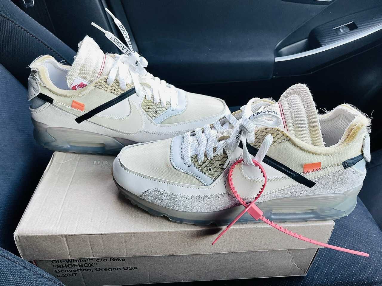 Off-White × Nike Air Max 90 "The 10/Sail"