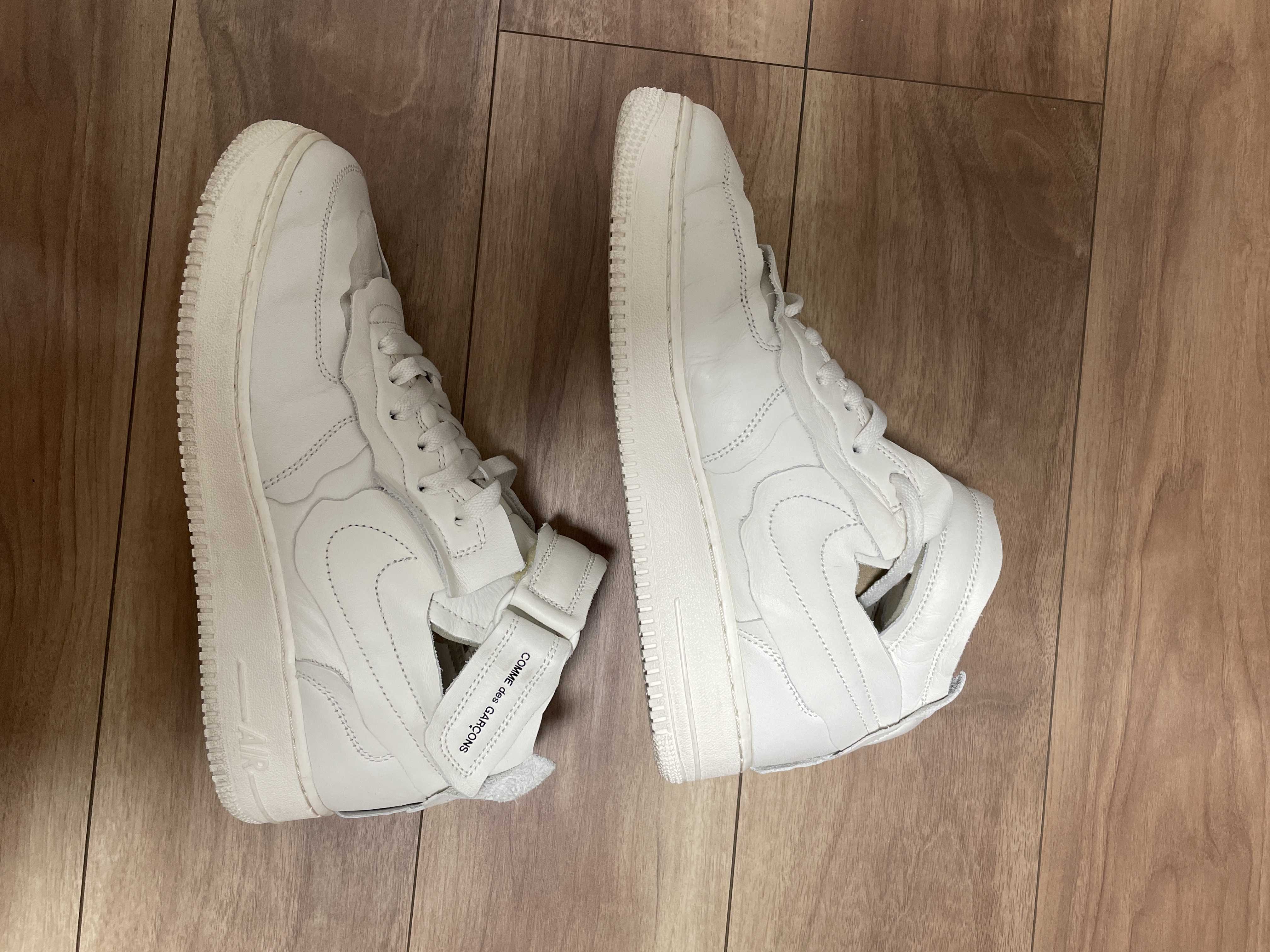 COMME des GARCONS × Nike Air Force 1 Mid "White"