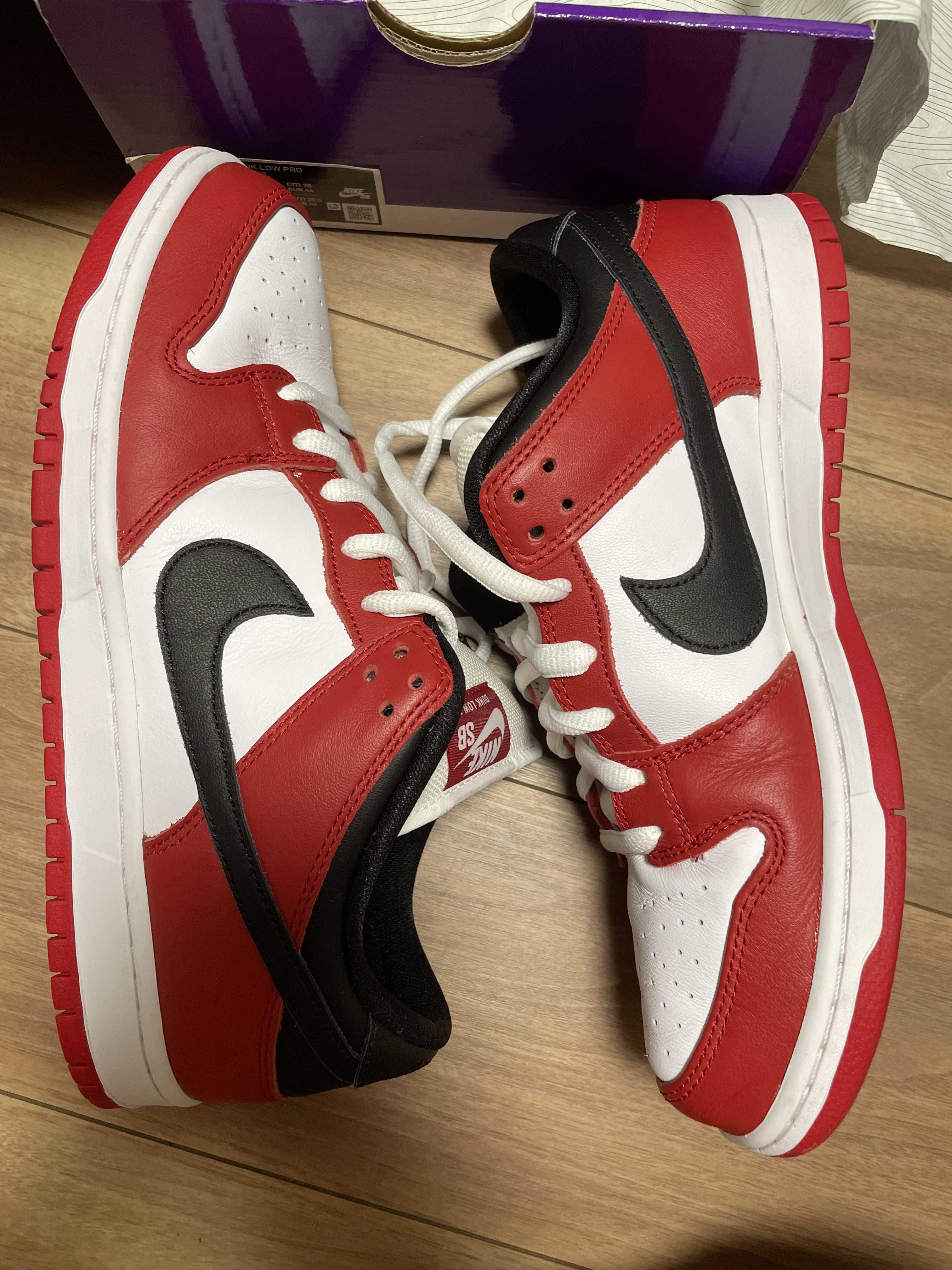 Nike SB Dunk Low Pro "J-Pack Chicago/Varsity Red and White"