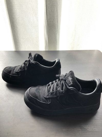 Stussy × Nike Air Force 1 Low "Triple Black"