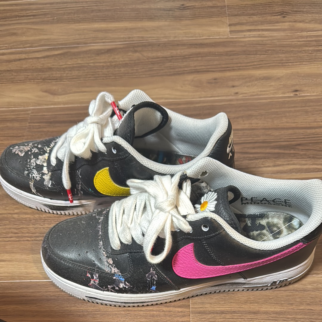 PEACEMINUSONE × Nike Air Force 1 Low '07 Para-Noise 3.0 "Black and Multi-Color" / G-DRAGON