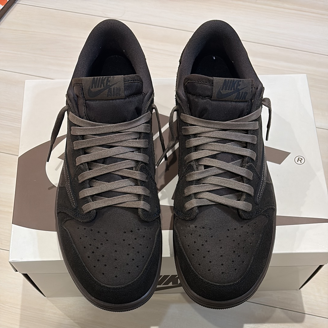 Travis Scott × Nike Air Jordan 1 Low OG SP "Velvet Brown and Dark Mocha"