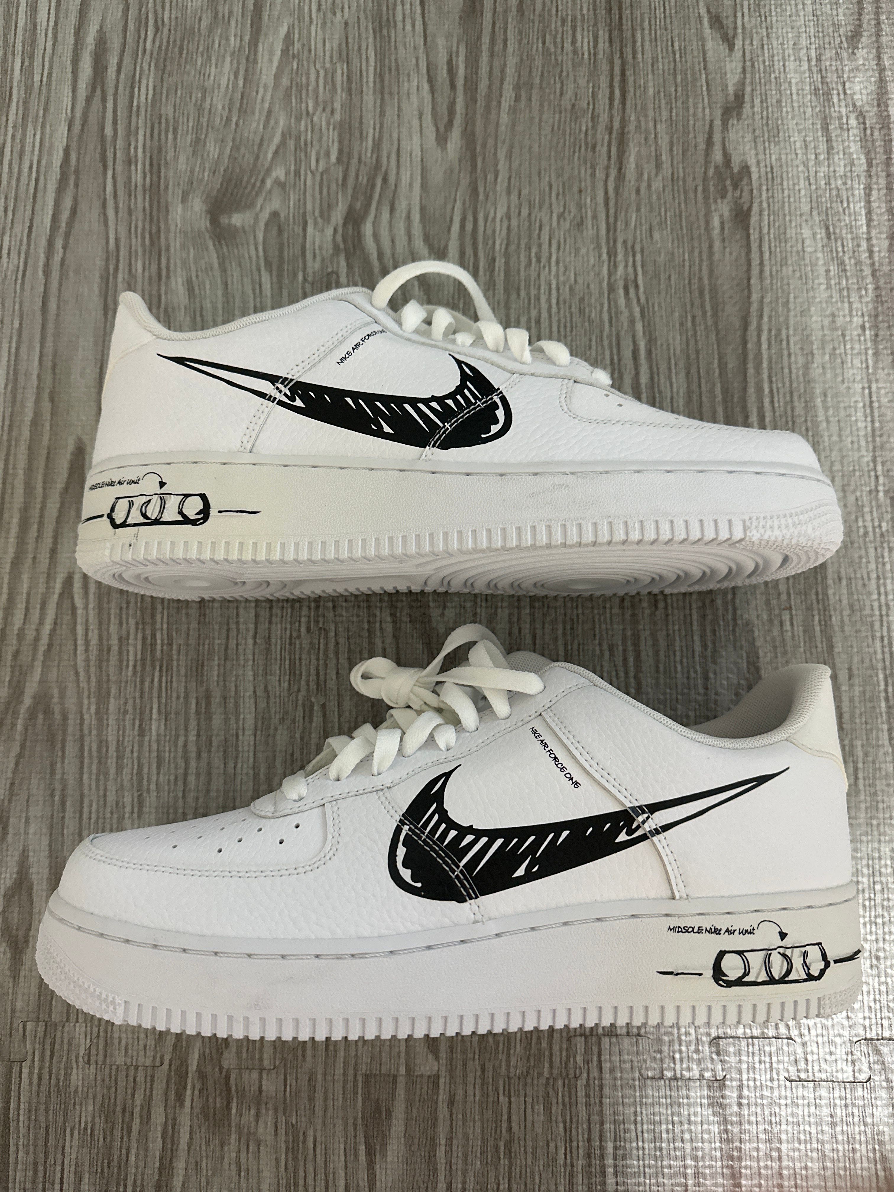 Nike Air Force 1 Low LV8 Utility "Black Sketch"