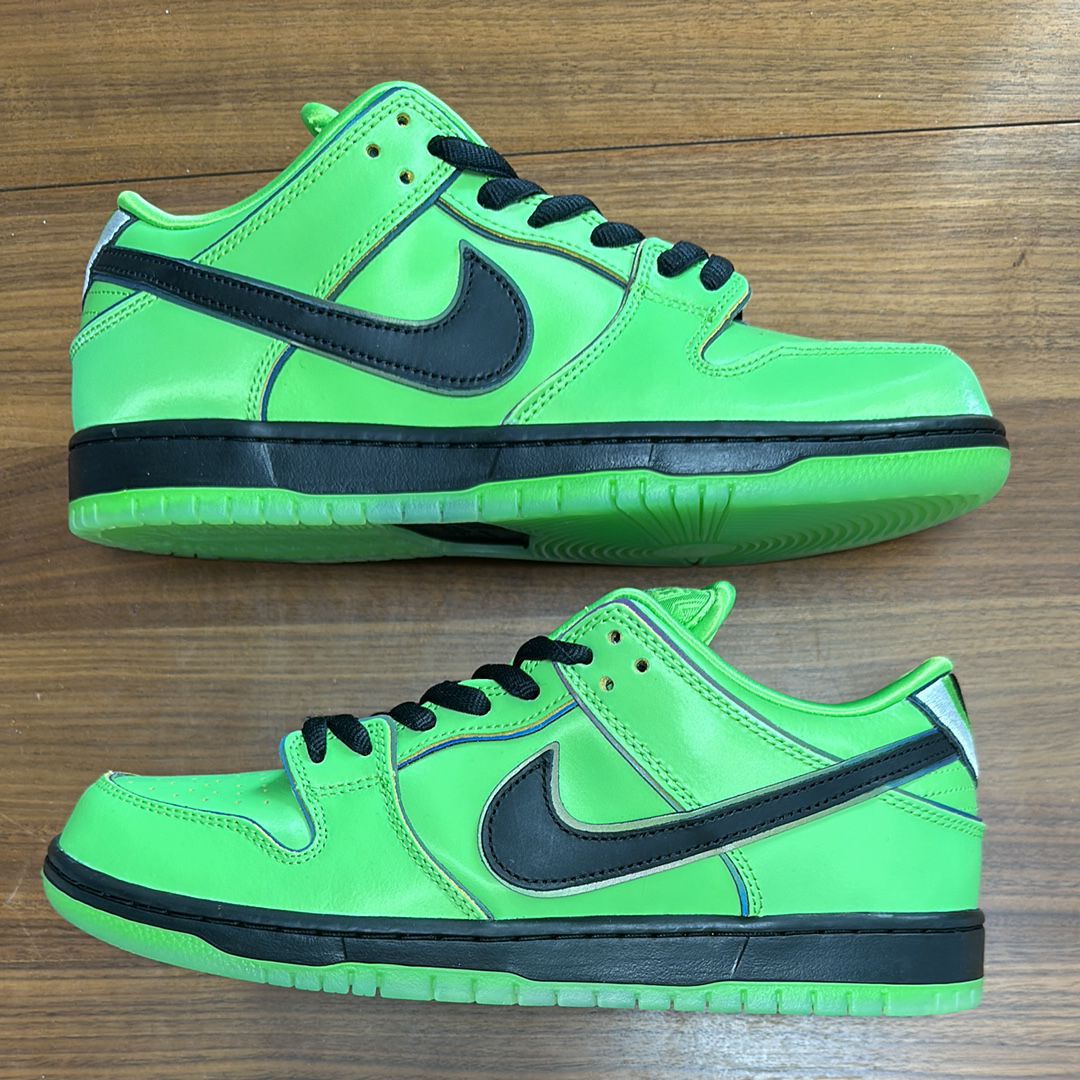 The Powerpuff Girls × Nike SB Dunk Low Pro QS "Buttercup"
