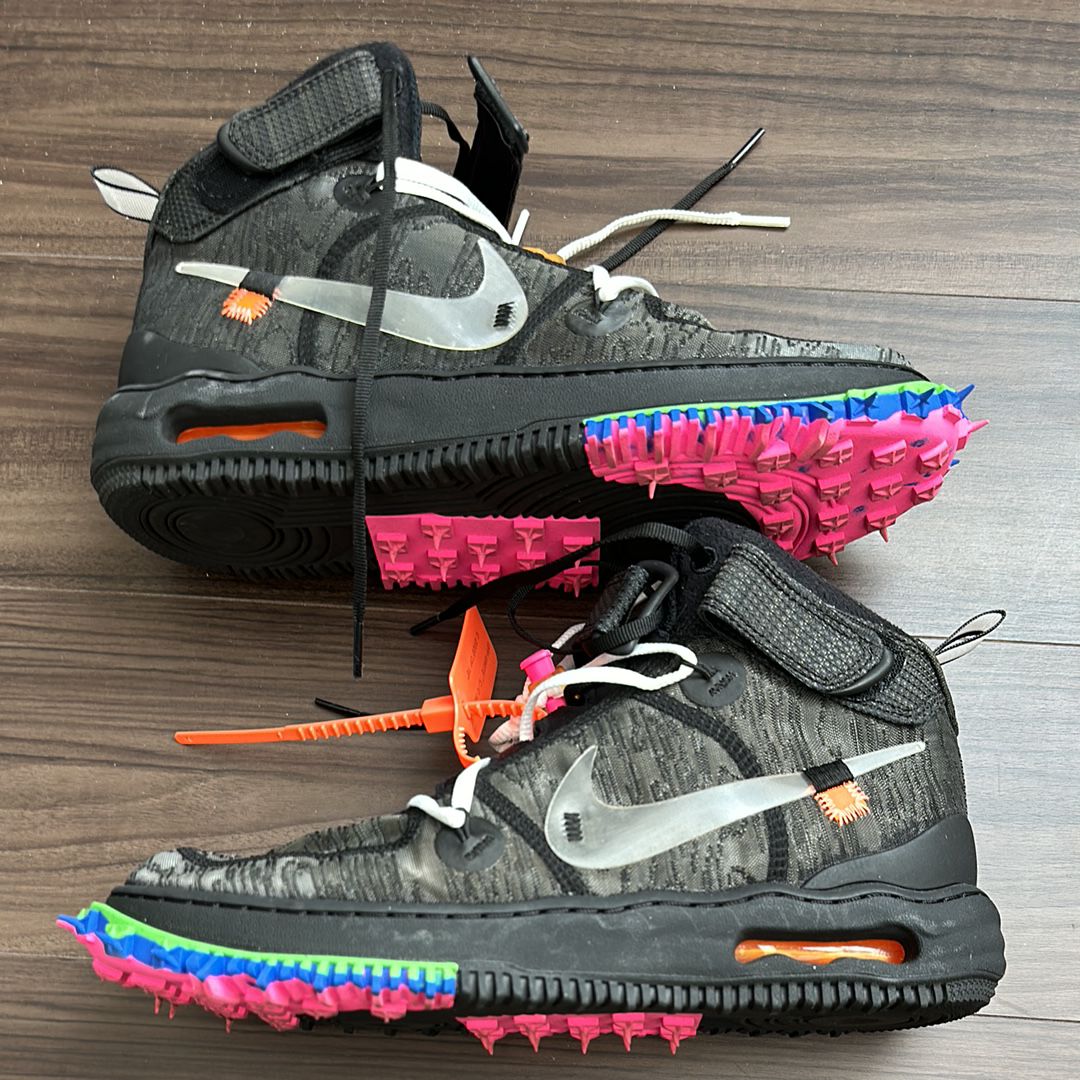Off-White × Nike Air Force 1 Mid "Black"